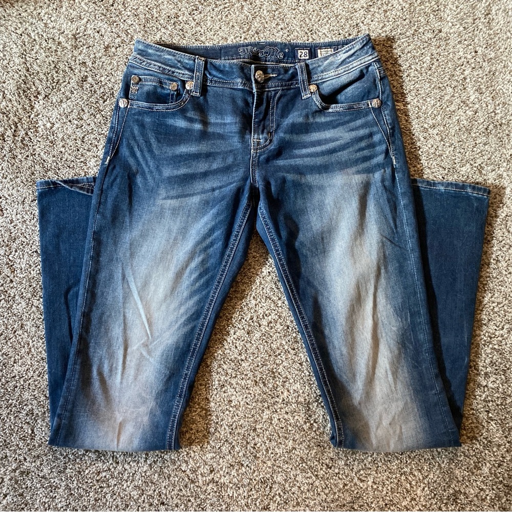Miss Me Signature Boot Cut Jeans size 28